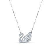 Swan Necklace, Element Crystal Smart Swan Clavicle Necklace