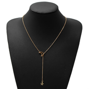 New Simple Moon Star Pendant Choker Necklace And Women's Party Jewelry