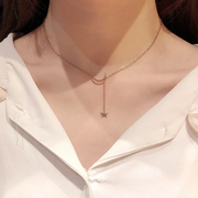 New Simple Moon Star Pendant Choker Necklace And Women's Party Jewelry