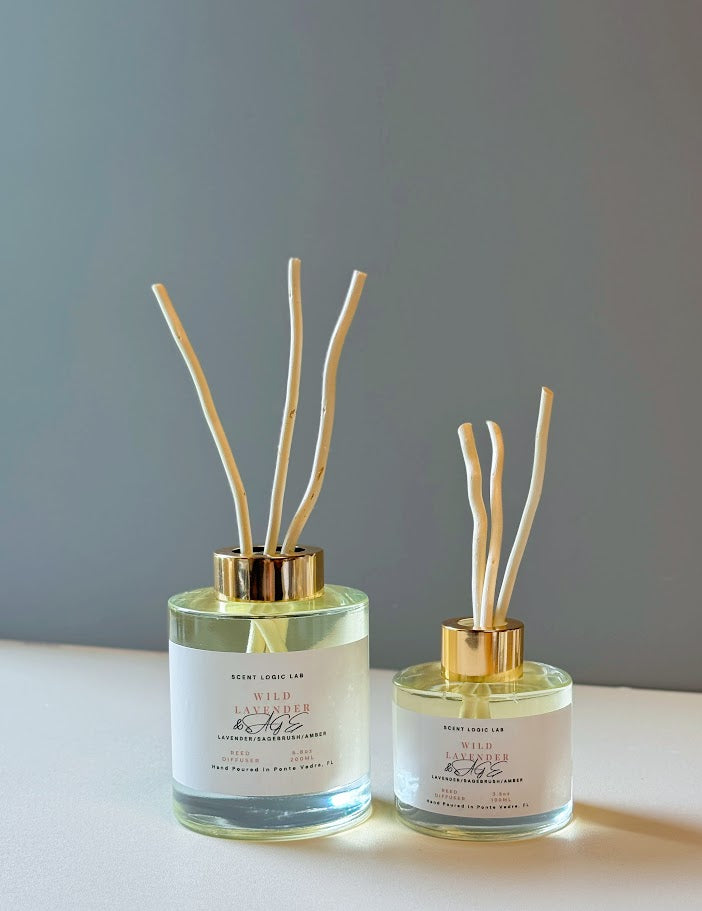 Sea Salt and Orchid Reed Diffuser – 100ml & 200ml | Hand-Poured Aroma