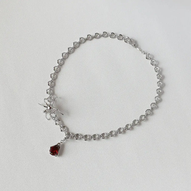 Pendant Twist Necklace and Platinum Plated Jewelry