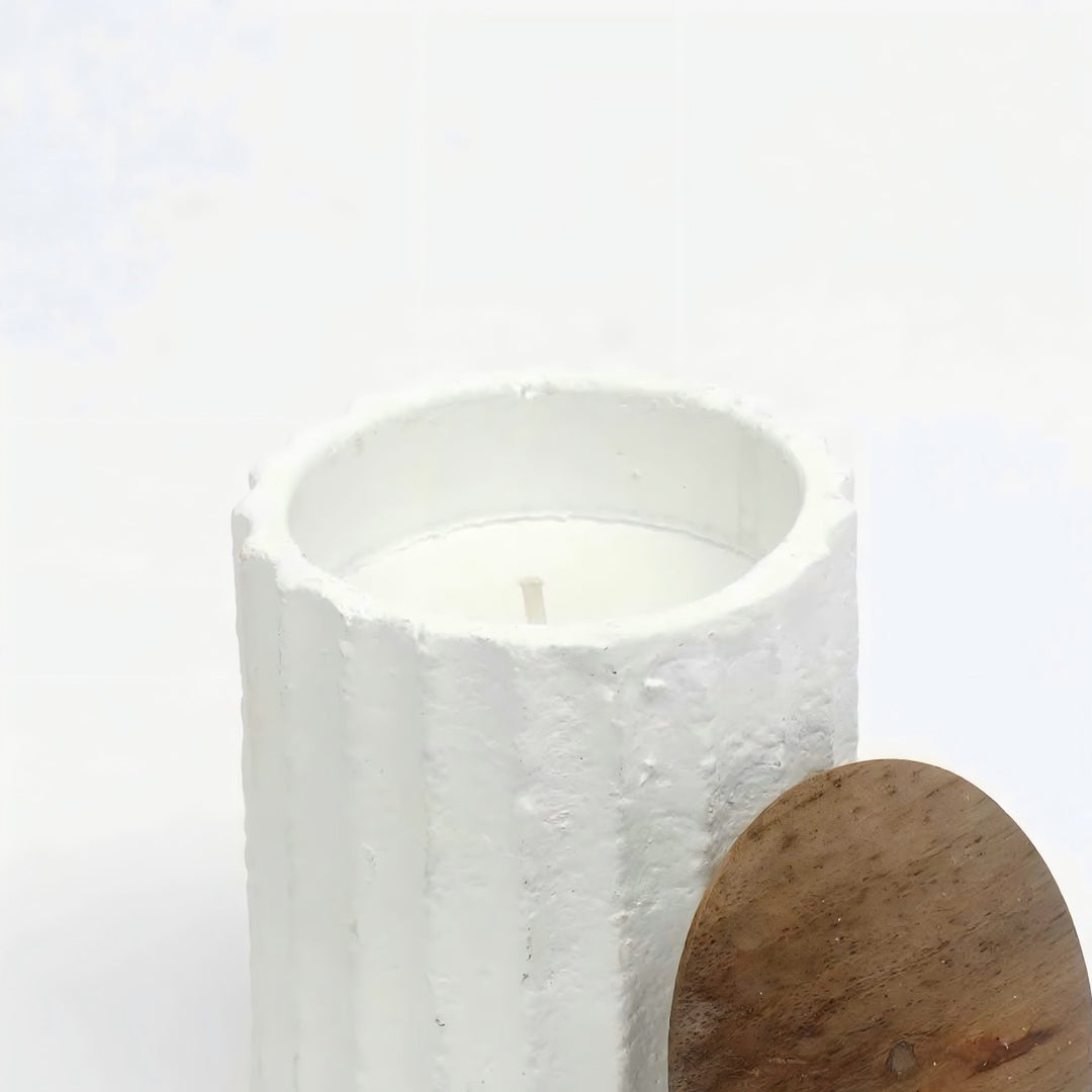 Jar Candle Ecomix Wax Fill With Wooden Lid - Vanilla Lavender, 6oz