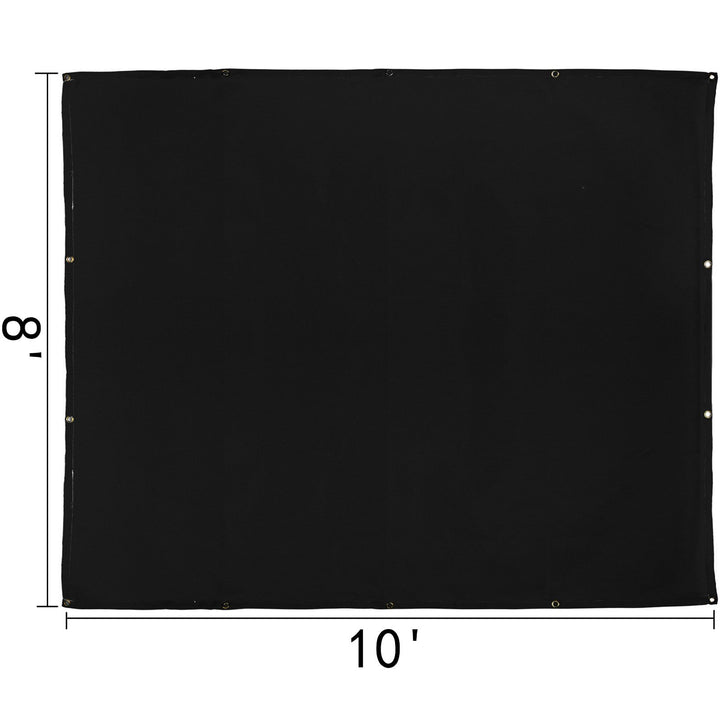 8 X 10 Ft Welding Blanket Black Fiberglass Blanket Portable Fiberglass Fire Retardant Blanket Welding Mat Welding Fireproof Thermal Resistant Insulation With Carry Bag
