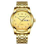 Men's Waterproof Quartz Steel Watch