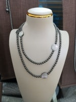 Crystal Pearl Copper Necklace--Only Self Pickup