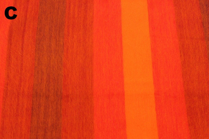 Alpaca Bed Blanket - Striped