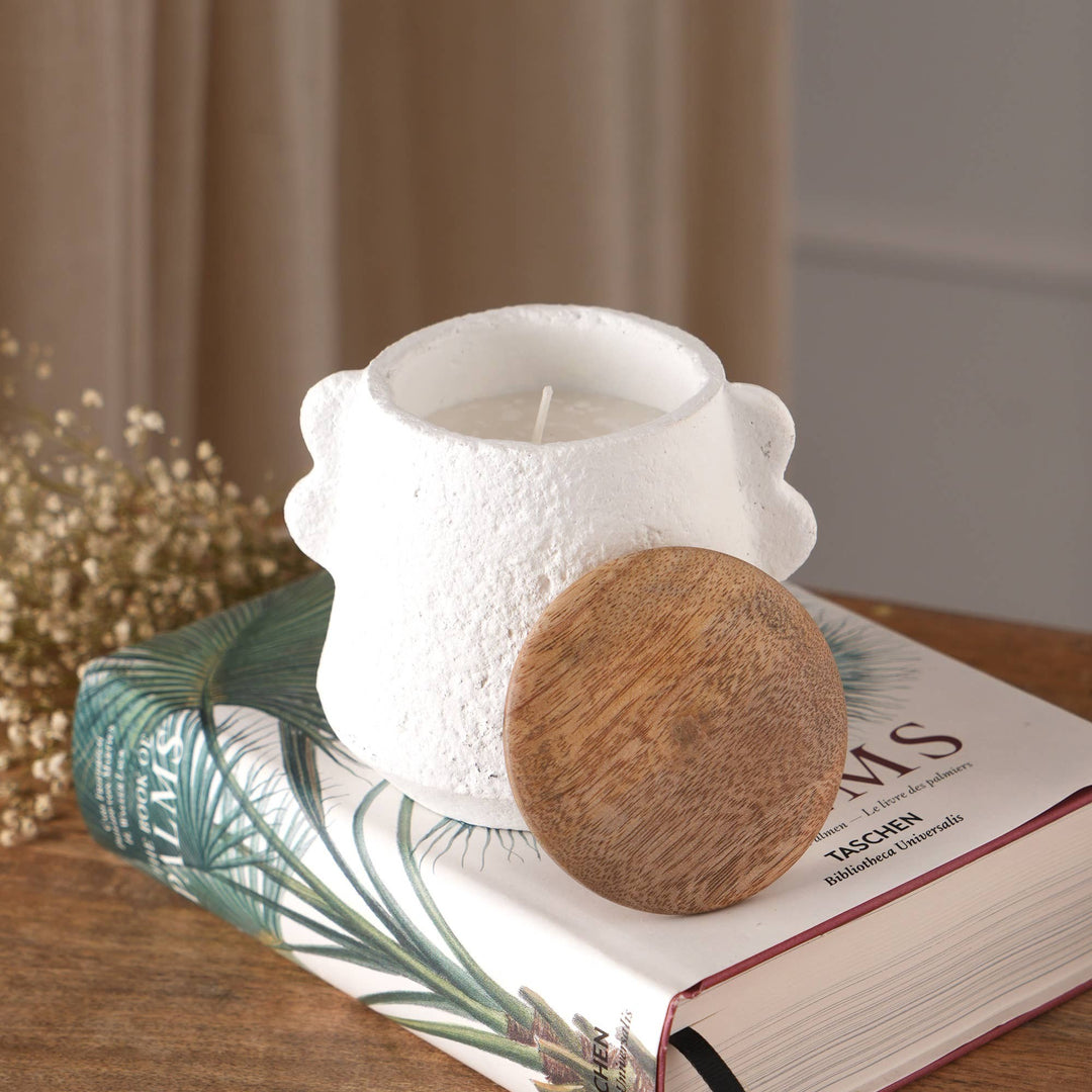 Jar Candle Ecomix Wax Fill With Wooden Lid - Mimosa 8oz