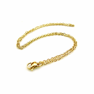 316L Stainless Steel Necklace And Pendant Cross Chain Clip Beads Necklace