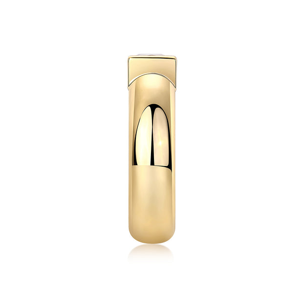 Square Diamond Ring Wedding Ring Luxury Fashion Set Moissanite Silver Ring