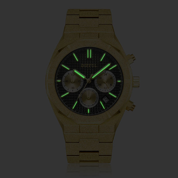 Men's Stainless Steel Waterproof Watch