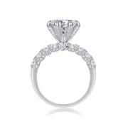Lady Luck Diamond Ring Luxury Fashion Set Moissanite Silver Ring