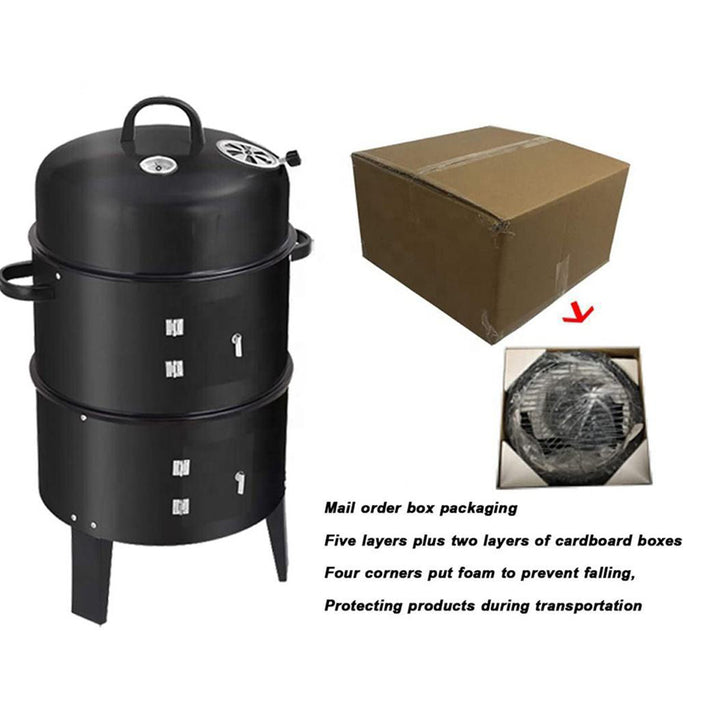 Double Layer Smokeless BBQ Grill & Braising Oven