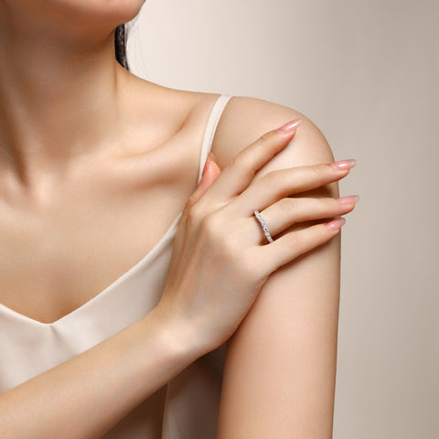 Crown Diamond Ring Wedding Ring Luxury Fashion Set Moissanite Silver Ring