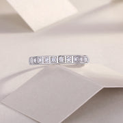 Diamond Ring Luxury Fashion Set Moissanite Silver Ring