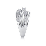 Star Ring Diamond Ring Luxury Fashion Set Moissanite Silver Ring