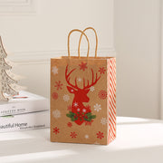 Christmas Gift Portable Kraft Paper Gift Bag