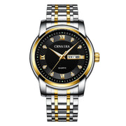 Men's Waterproof Quartz Steel Watch