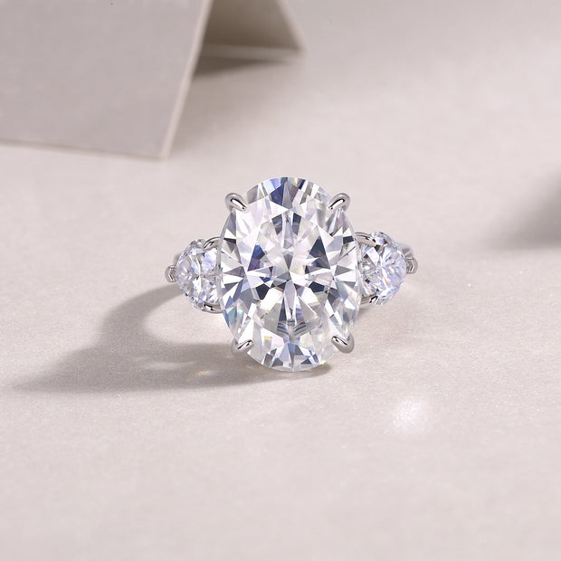 Soul Resonance - A Fashionable And Luxurious Jewelry Accessory Set With Moissanite S925 Sterling Silver And Platinum-plated Diamond