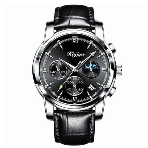 Luminous Waterproof Men's Watch Calendar Stainless Steel