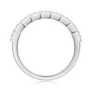 For Love - A Fashionable And Luxurious Jewelry Accessory Set With Moissanite S925 Sterling Silver And Platinum-plated Diamond