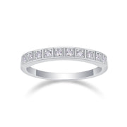Diamond Ring Luxury Fashion Set Moissanite Silver Ring