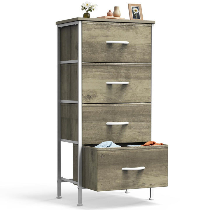 Wooden Top Cabinet Night Stand Dresser For Closet