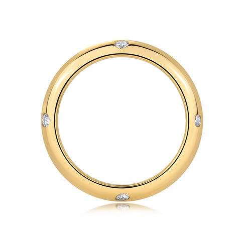 Starry Diamond Ring Wedding Ring Luxury Fashion Moissanite Silver Ring