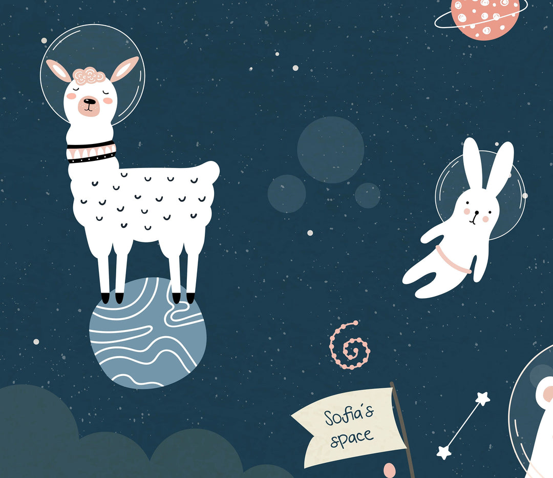 Animals in Space Mural