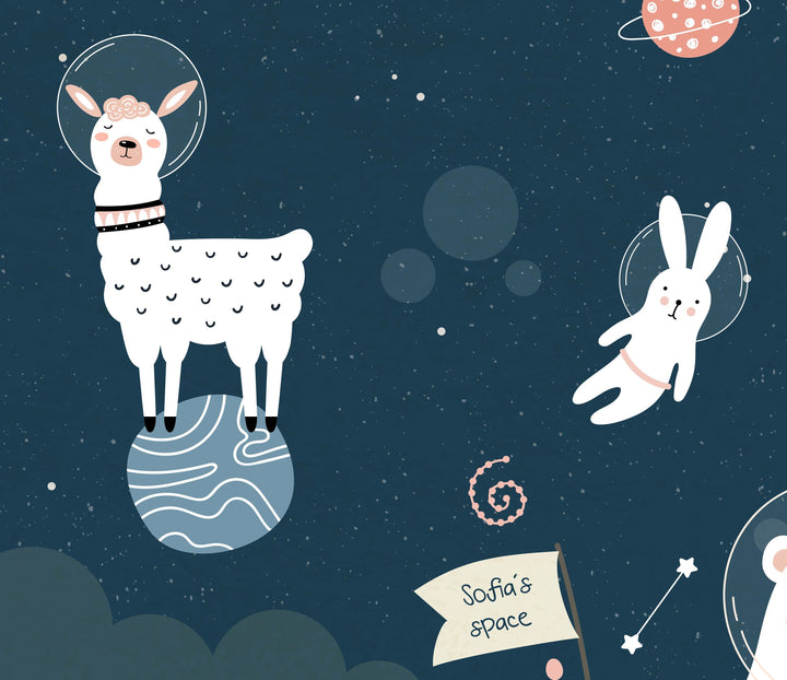 Animals in Space Mural