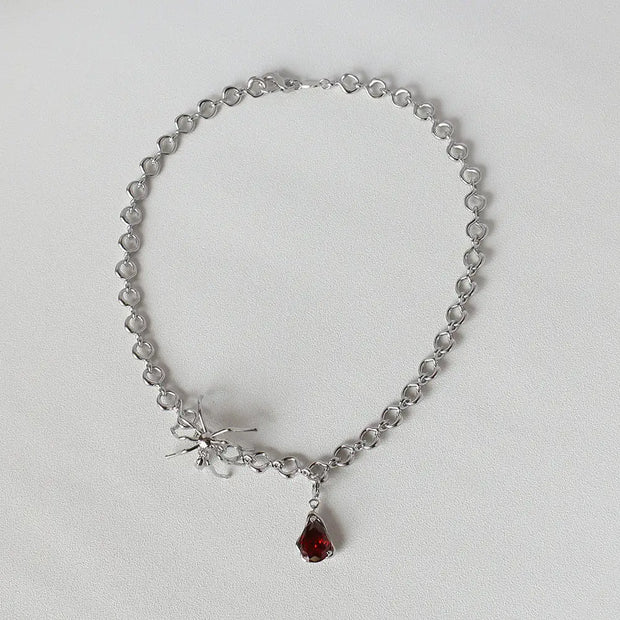 Pendant Twist Necklace and Platinum Plated Jewelry