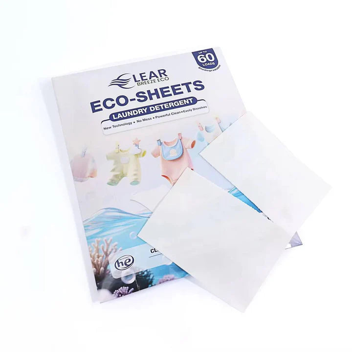 Eco Friendly Laundry Sheets | Biodegradable Detergent Strips