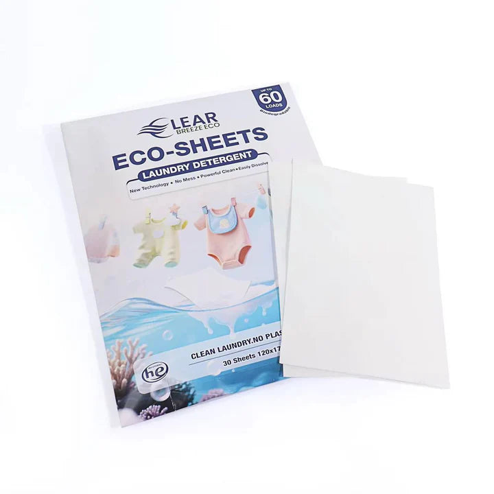 Eco Friendly Laundry Sheets | Biodegradable Detergent Strips